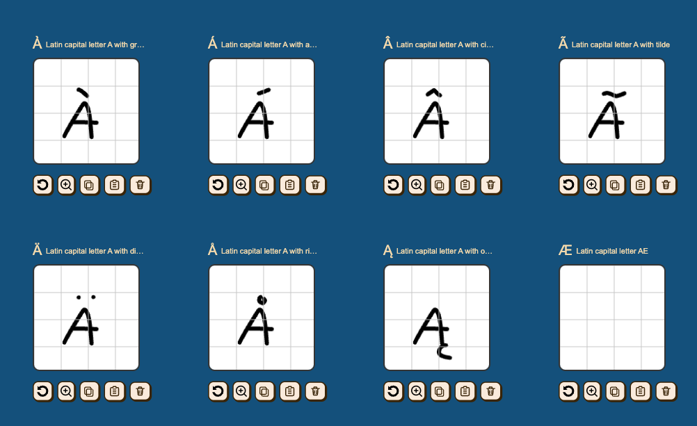 Premium copy and paste strokes workflow in Make Your Own Font